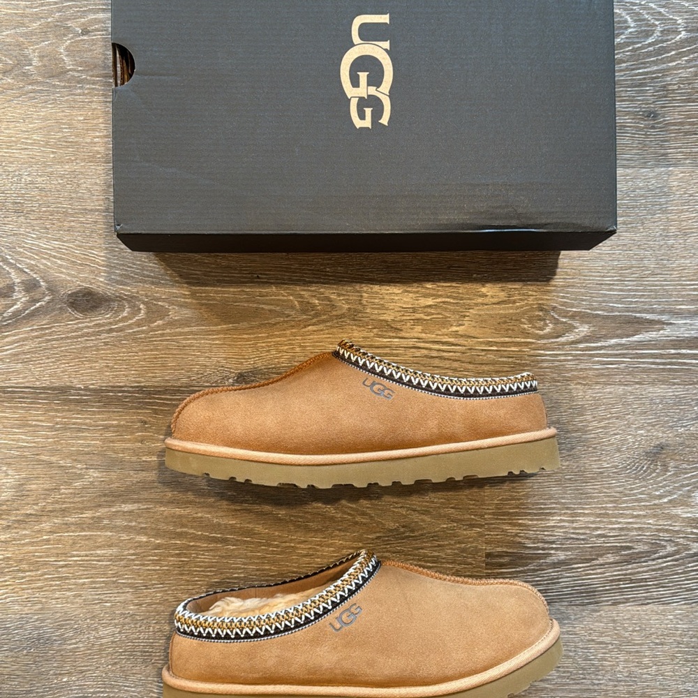 UGG Men's Tan Slip-On Shoes